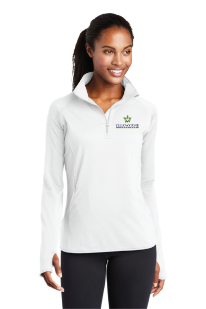 Sport-Tek® Ladies Sport-Wick® Stretch 1/2-Zip Pullover
